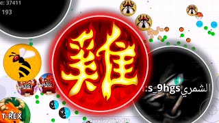 BEST DESTRUCTION EVER🔥AGARIO MOBILE [upl. by Ateekahs156]