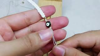 Pulserita con ojo turco Facil de hacer DIY handmade [upl. by Nahgrom930]