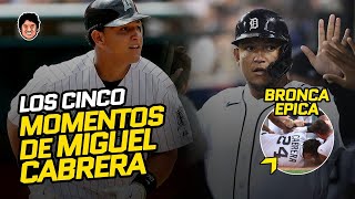 LOS 5 MOMENTOS🔥EN LA IMPACTANTE CARRERA DE MIGUEL CABRERA [upl. by Drewett]