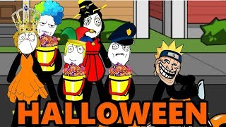 Historias con memes breves 60  Chistes de Halloween [upl. by Ahsinrad]