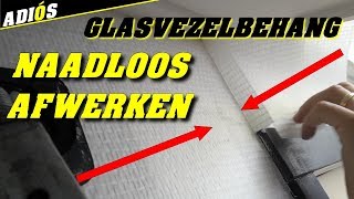 BEHANG NAADLOOS AANBRENGEN  seamless wallpaper application HACKS [upl. by Lyj767]