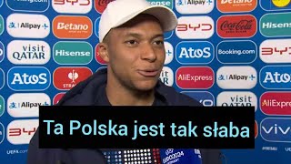 MBAPPE PO MECZU Z POLSKĄ [upl. by Airdnaed]