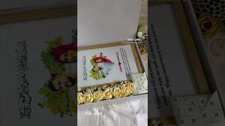 ഒരു anniversary hamper ചെയ്താലൊ🤩🫴🏻handmadehamperanniversarygiftframe love [upl. by Ahsircal]