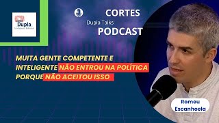 Muita gente competente e inteligente não entrou na política porque não aceitou isso [upl. by Monteria]