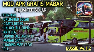 UPDATE BUSSID V412share MOD APK GRATIS MABAR  suport all android LOADING MAP CEPAT ❌stuck map [upl. by Aihsile]