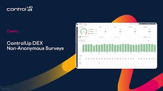 ControlUp DEX Improved Employee Sentiment Collection  Nonanonymous Surveys [upl. by Yrrap]