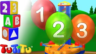 🧮Fun Toddler Numbers Learning with TuTiTu Balloon Machine toy 🛩️🧮 TuTiTu Preschool and songs🎵 [upl. by Yelahc]