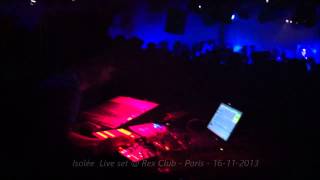 Isolée DJ performing live set REX Club PARIS [upl. by Rozanne]