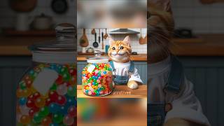 Candy Craze of the Little Orange Cat 🍬 candy cats cutecat shorts kitten [upl. by Mace850]