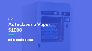 Autoclaves a vapor Matachana  Esterilizadores S1000  Sistemas de carga e descarga automáticos [upl. by Ecahc]