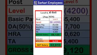 Level 6 Salary from August 2024 in Delhi [upl. by Issej]