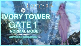 Lost Ark  Ivory Tower Gate 1 Normal Mode Wind Fury Aeromancer [upl. by Toomay]