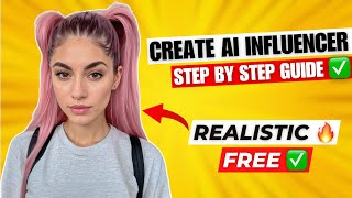 Create Ai Influencer  Virtual Influencer  Ai Instagram Model 🔥  Step By Step Guide and Free ✅ [upl. by Schnurr]