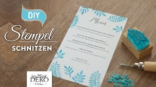 DIY hübsche Stempel selber machen How to  Deko Kitchen [upl. by Marshal]