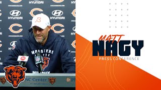 Matt Nagy is focused on hitting the reset button  Press Conference  Chicago Bears [upl. by Steffi217]