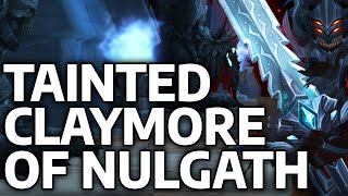 AQ3D How to get Tainted Claymore of Nulgath AdventureQuest 3D [upl. by Lezti]