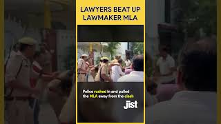 Lawyer Slaps BJP MLA in Lakhimpur  Jist [upl. by Varrian]