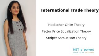 Theories of International Trade HeckscherOhlin Theory Factor Price EqualizationStolper Samuelson [upl. by Shalom]