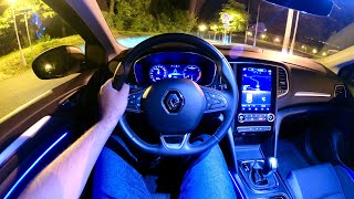 New RENAULT MEGANE 2021 Facelift  NIGHT POV test drive amp full REVIEW TCe 140 EDC [upl. by Adnicaj]