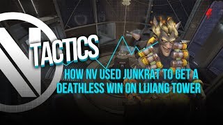 How Envy used Junkrat to get a deathless win on Lijiang Tower [upl. by Rhyner]