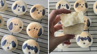 Snoopy chiffon cupcakes ❤️ [upl. by Lam]