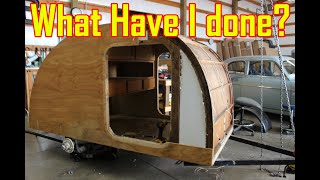 Teardrop trailer rehab [upl. by Einad]