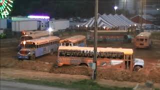 School Bus Demo Derby 2017 Washington County Agricultural Fair [upl. by Giselbert]