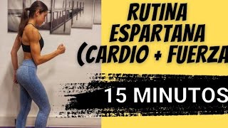 RUTINA ESPARTANA CUERPO COMPLETO Cardio  Fuerza [upl. by Cavil]