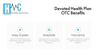 Devoted Health Plan OvertheCounter OTC Benefits [upl. by Ebony829]