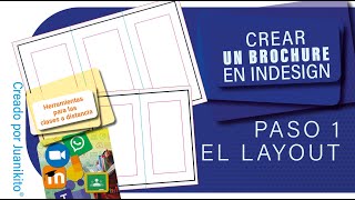 Creando un brochure en formato díptico y tríptico en InDesign el layout vacío [upl. by Christye880]