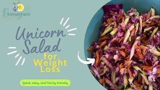 Unicorn Salad for Weight Loss [upl. by Areem]