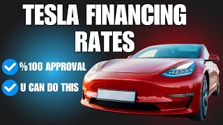 Tesla Financing Rates Model Y and more ⏬👇 [upl. by Samoht]