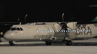 Braathens Regional Airlines ATR 72600 SEMKK at TamperePirkkala [upl. by Dunham96]