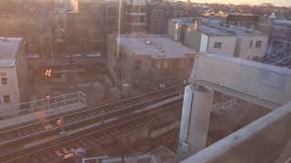 Riding The CTA Brown Line Flyover Of Red Purple Line Bypass Project Chicago [upl. by Puett]