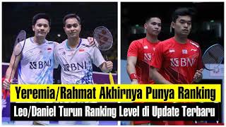 Yeremia Rahmat Akhirnya Punya Ranking Leo Daniel Turun Peringkat di Update Terbaru [upl. by Stock728]