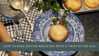 How To Bake Festive Mince Pies With A Twist In The AGA [upl. by Sieber]