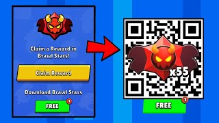 FREE x55 DEMONIC DROPS 🎁 QR CODE  BRAWL STAR QR CODES 2024  BRAWL STARS NEW UPDATE [upl. by Eadie]