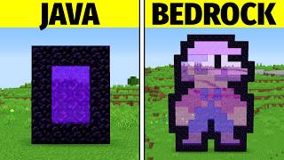 120 Diferenças JAVA vs BEDROCK [upl. by Anaer]