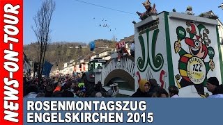 ROSENMONTAGSZUG 2015 Engelskirchen  De zuch Kütt Jeck un´ fit fiert all mit [upl. by Zaneski]