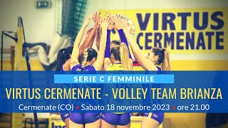 Serie C Virtus Cermenate  Volley Team Brianza [upl. by Llewoh499]