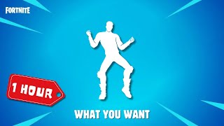 Fortnite WHAT YOU WANT emote 1 HOUR edition Prince of Egypt Dance [upl. by Rempe345]