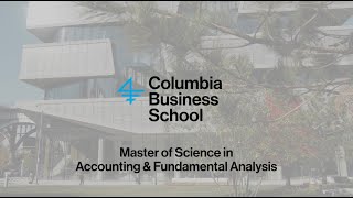 Master of Science in Accounting amp Fundamental Analysis [upl. by Ekusoyr]