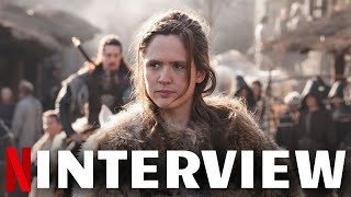 THE LAST KINGDOM Season 5 Cast Reveals Her Audition Story  Behind The Scenes Talk With Emily Cox [upl. by Boothman]