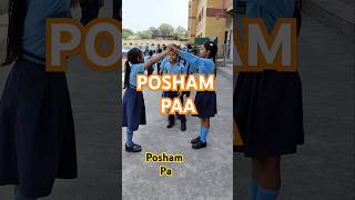 cute baby playing posham pa bhai posham pa game shortvideo shorts [upl. by Angelis]