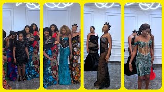 Stunning Dresses from Students riancoutureofficial  Benin couture tailor asoebistyles [upl. by Dnomder]