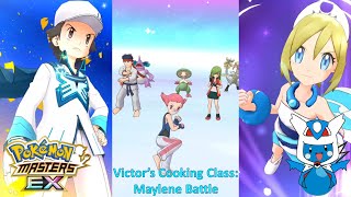 Pokemon Masters EX Victors Cooking Class  Maylene Battle [upl. by Benni]