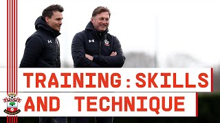 INSIDE TRAINING  Southampton begin preparation for Tottenham [upl. by Eidur507]