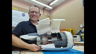 3d Printed Turbofan Engine [upl. by Claudianus233]