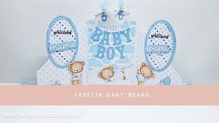 Kaarten maken met Dutch Doobadoo Baby Bears [upl. by Willabella]