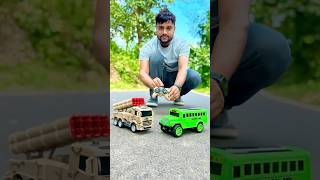 RC Military Truck and RC School bus testing [upl. by Barrow]